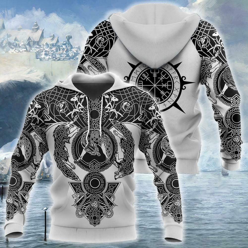 Viking Tattoo 3D All Over Print Unisex Adult Full size S