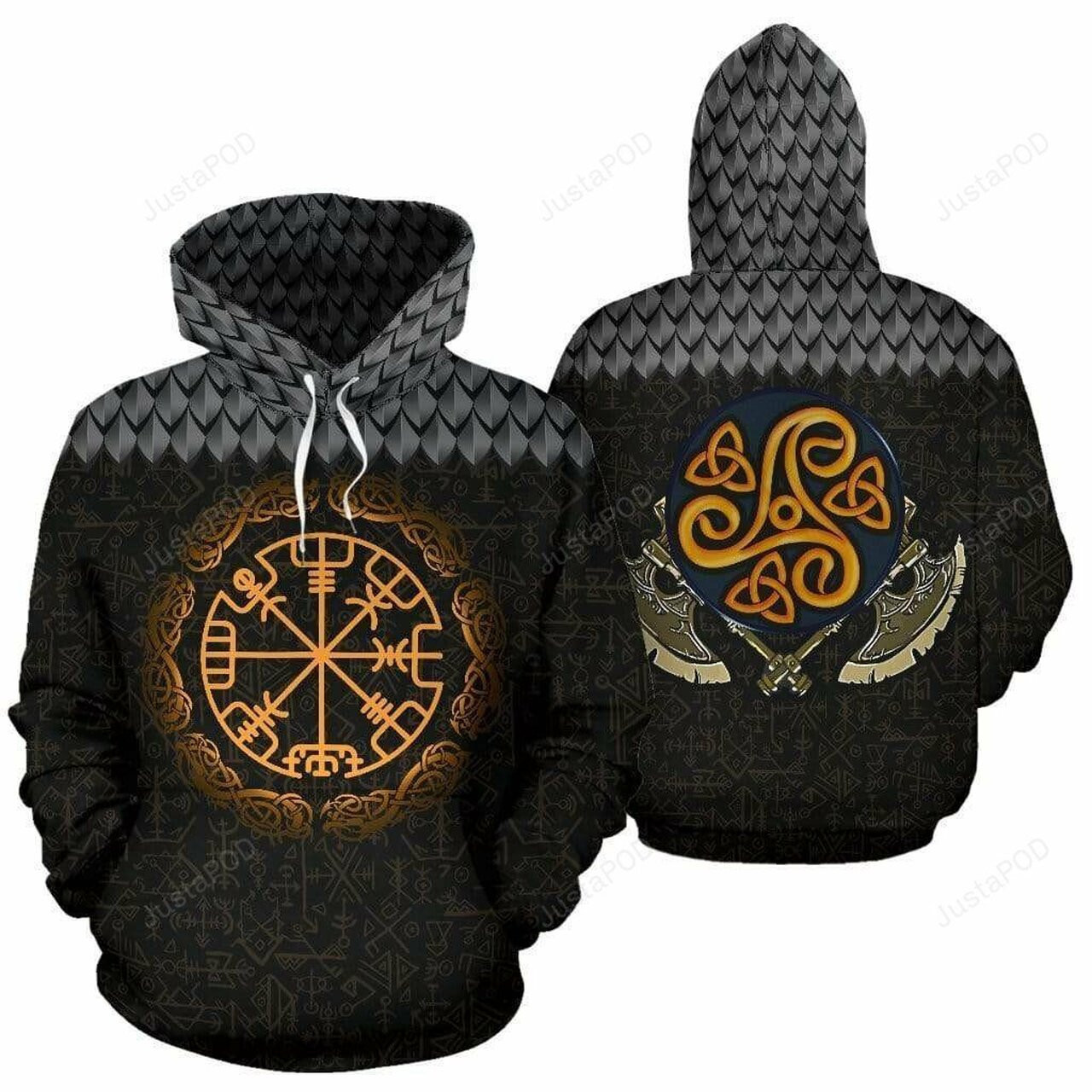 Viking Tattoo 3d All Print Hoodie