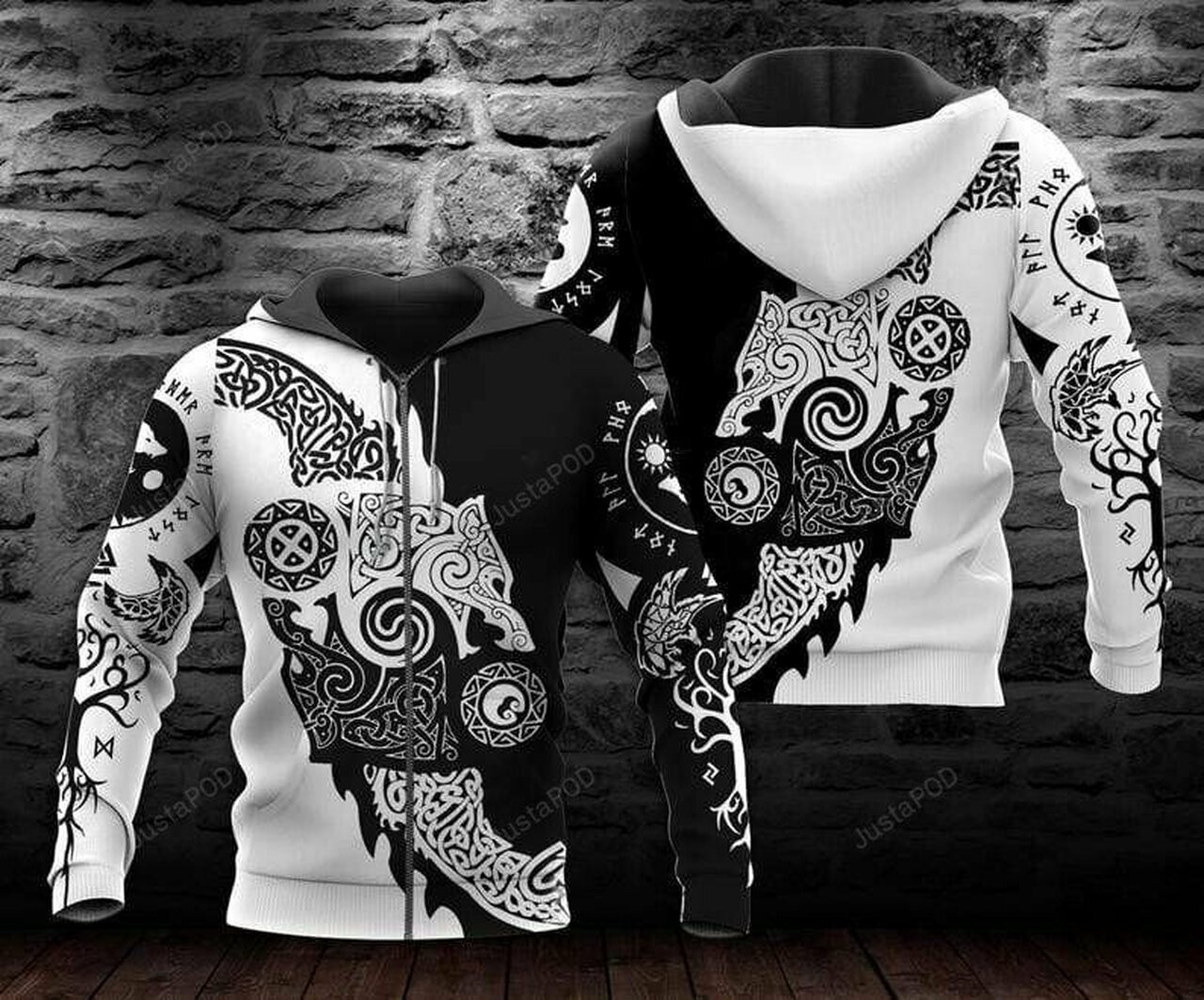 Viking Tattoo 3d All Print Hoodie