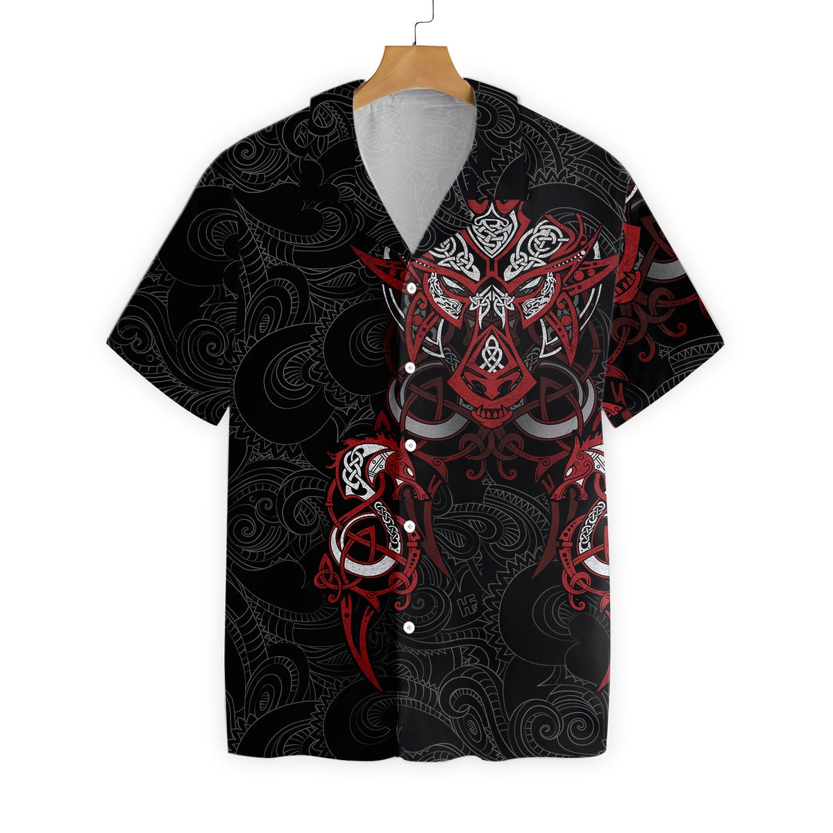 Viking Tattoo Dragon Hawaiian Shirt