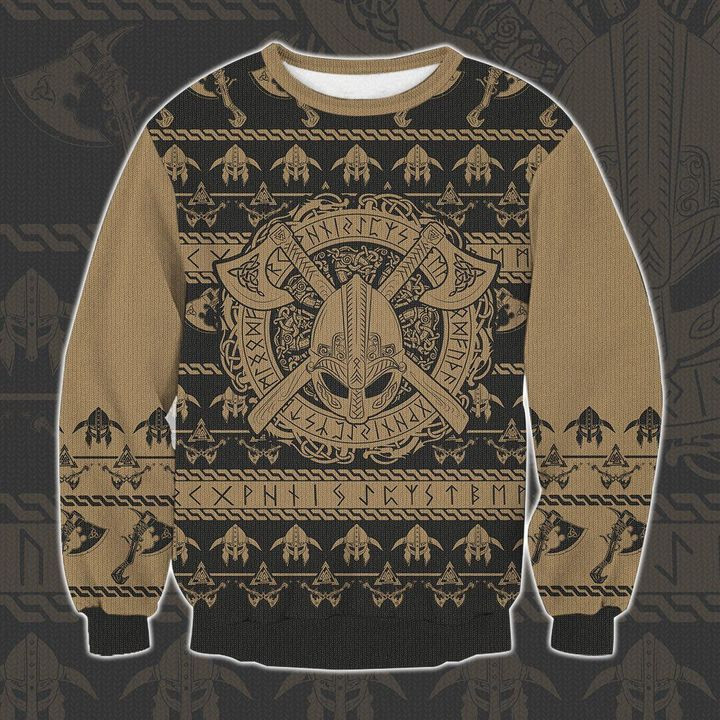 Viking Ugly Christmas Sweater Ugly Sweater For Men Women