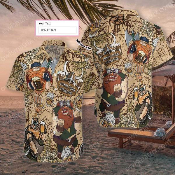 Viking Victory Life Style Limited Edition Cusstom Name - Hawaiian Shirt 10 Hawaiian Shirt For Men