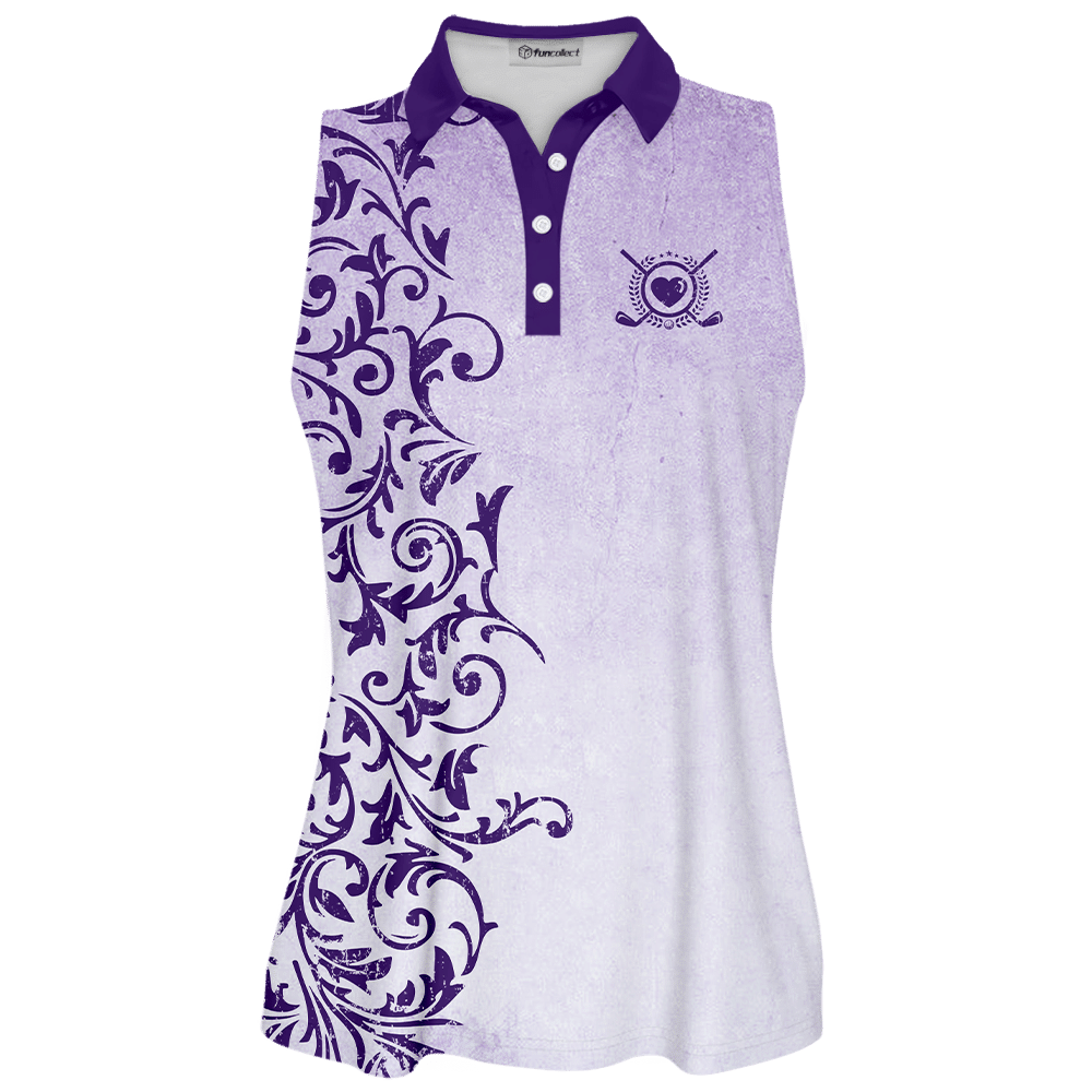 Vintage Girl I Know I Play Like A Girl Try to Keep Up Golfer Gift Sleeveless Polo Shirt Short Sleeve Long Sleeve Polo Shirt