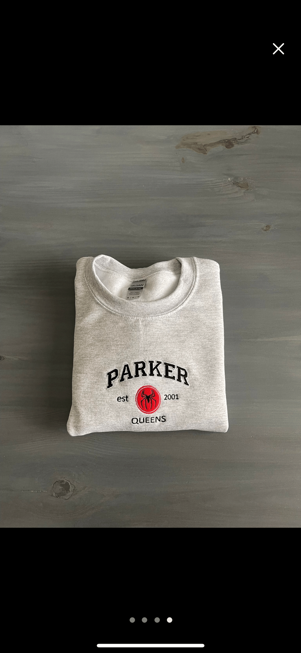 Vintage Parker Embroidered Sweatshirt