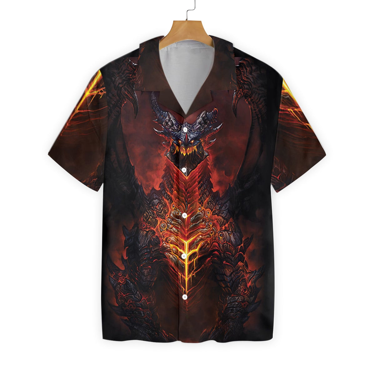 Volcanic Dragon Chest Hawaiian Shirt