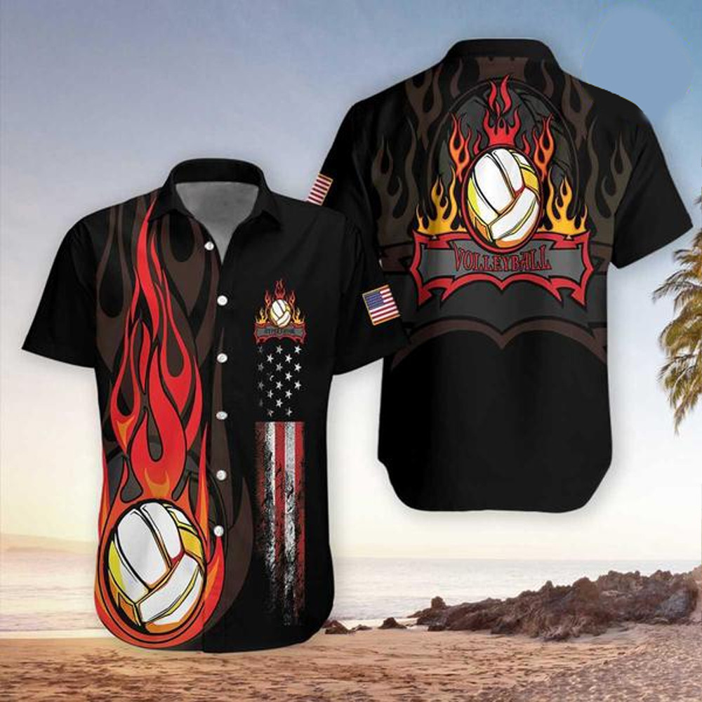 Volleyball Apparel Volleyball Button Up Shirt For Men and Women