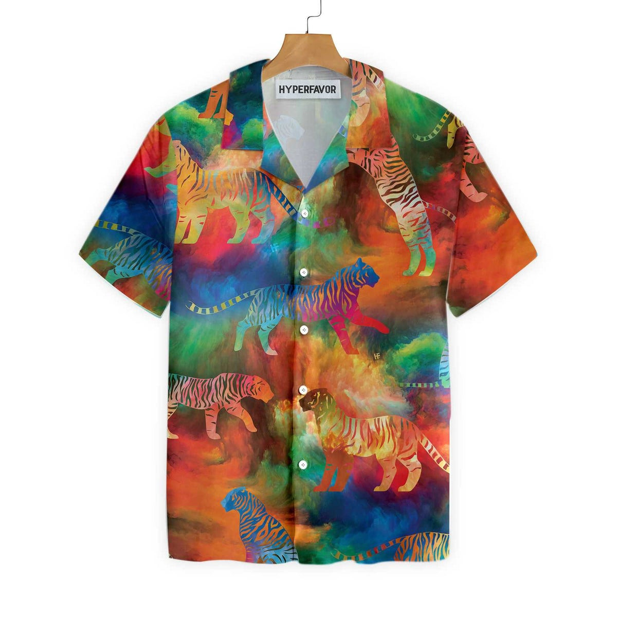 Vortex Paradise Tiger Shirt Hawaiian Shirt