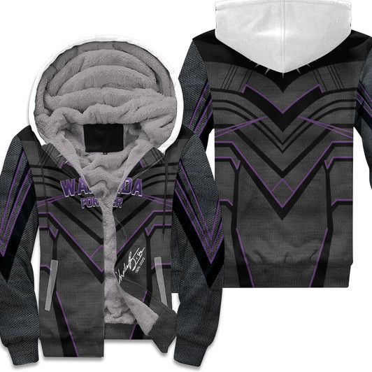 Wakanda Forever Chadwick Boseman Signature Black Panther Suit Pattern For Fan 3D Hoodie T Shirt Sweater Jersey Fleece Hoodie