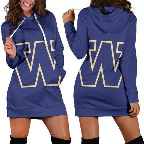 Washington Huskies Hoodie Dress Sweater Dress Sweatshirt Dress 3d All Over Print For Women Hoodie