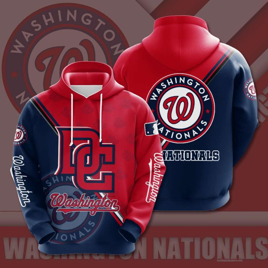 Washington Nationals No2076 Custom Hoodie 3D
