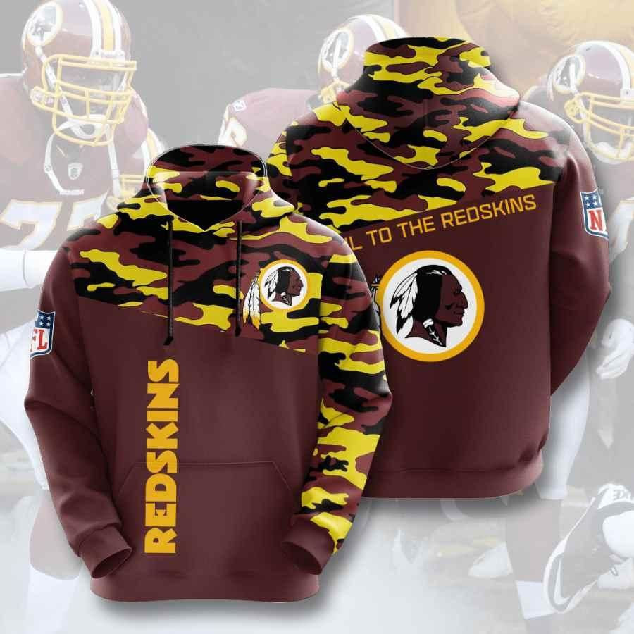 Washington Redskins Hail To The Redskins 3D All Over Print Hoodie