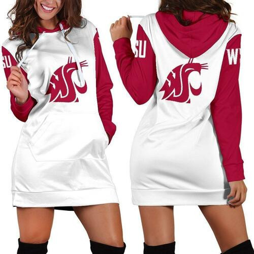 Washington State Cougars Hoodie Dress Sweater Dress Sweatshirt Dress 3d All Over Print For Women Hoodie