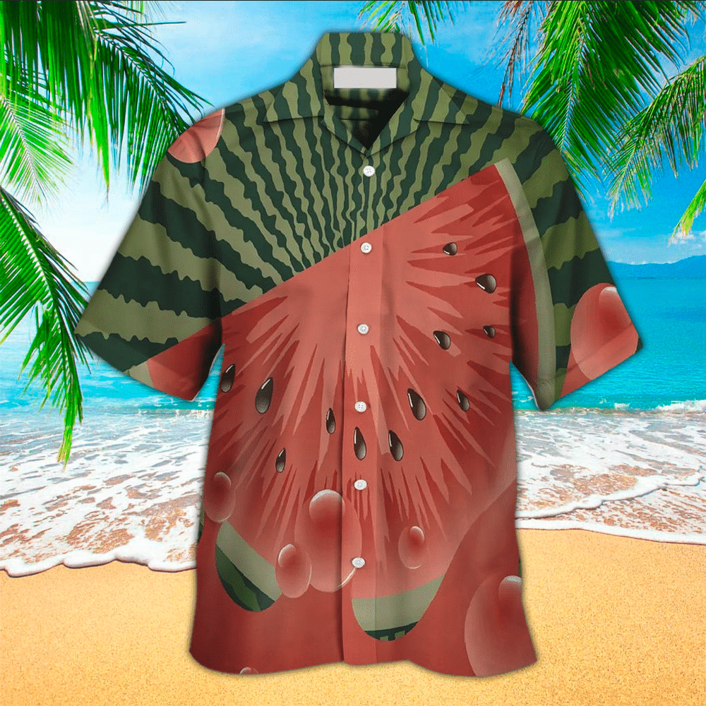 Watermelon Apparel Watermelon Button Up Shirt For Men and Women