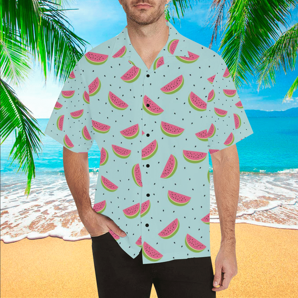Watermelon Hawaiian Shirt Perfect Gift Ideas For Watermelon Lover Shirt For Men and Women