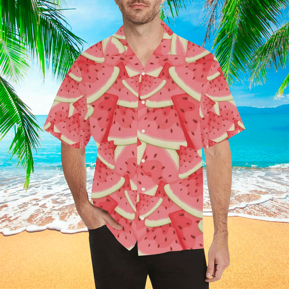 Watermelon Hawaiian Shirt Watermelon Lover Gifts Shirt For Men and Women