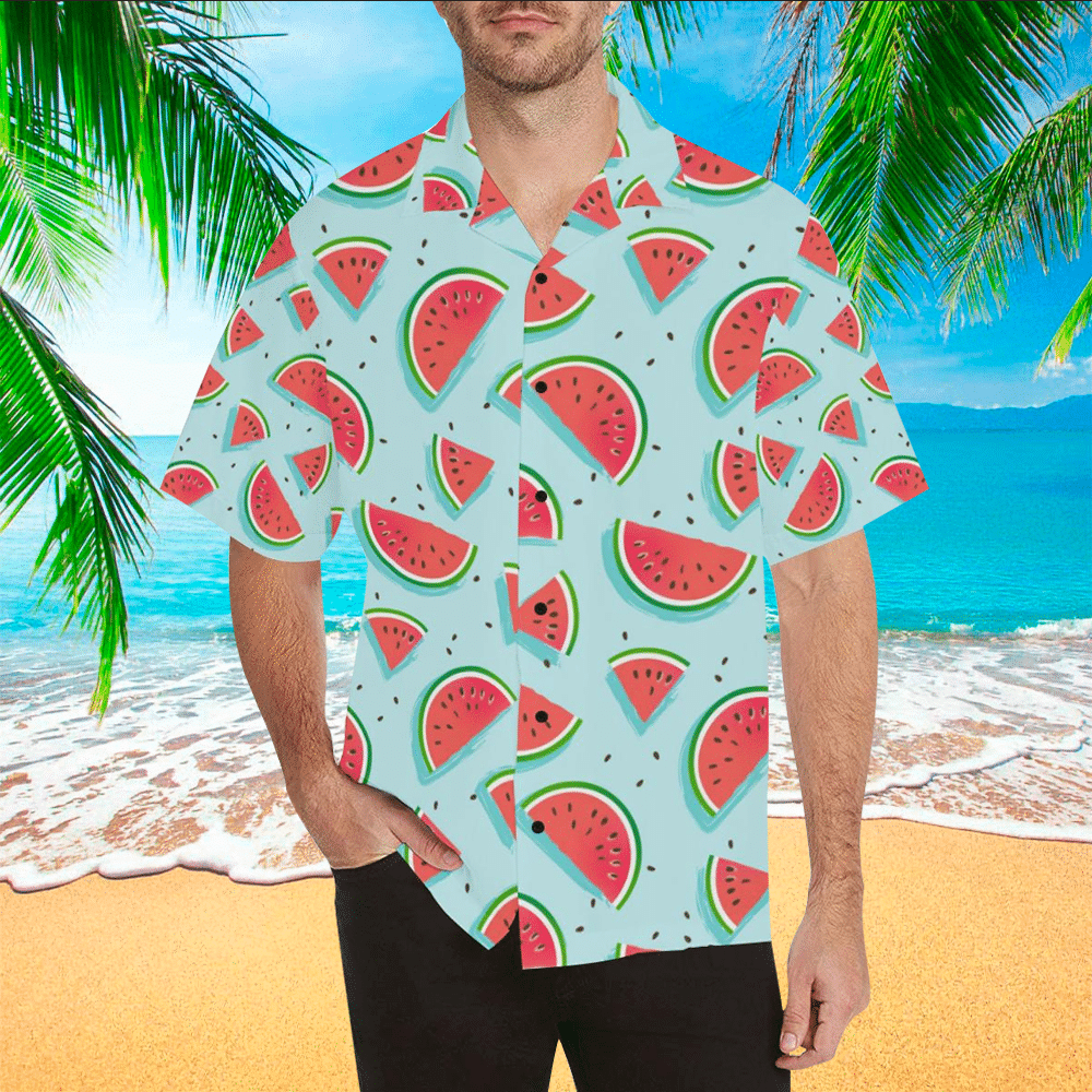 Watermelon Hawaiian Shirt Watermelon Shirt For Watermelon Lover Shirt For Men and Women