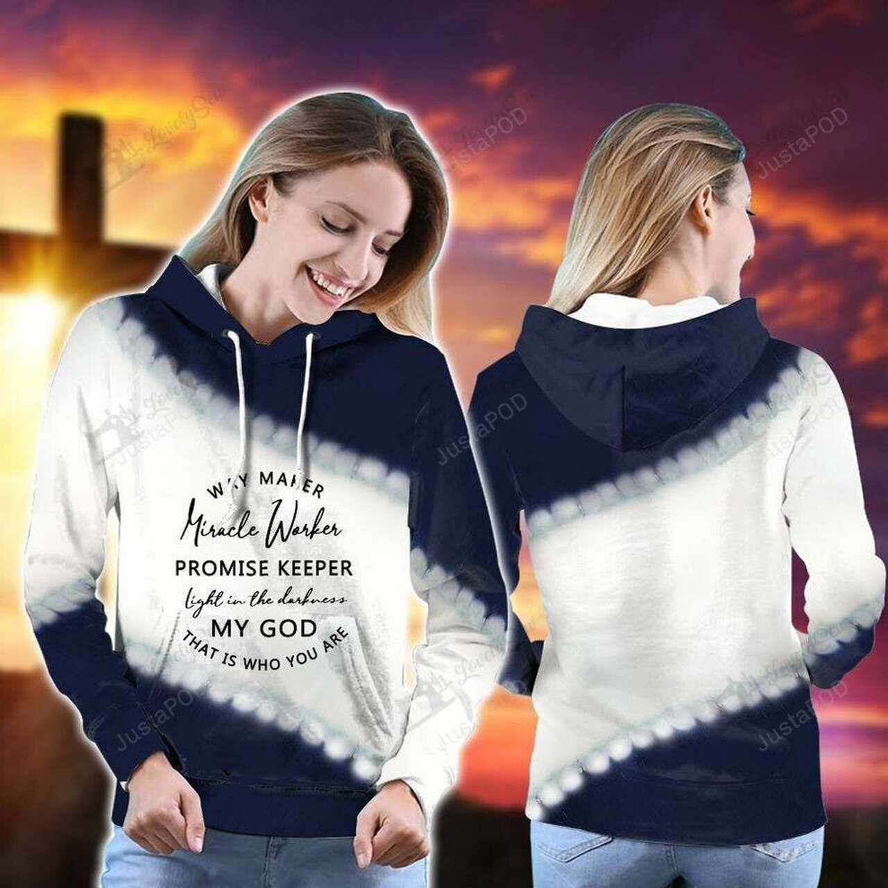 Way Maker Miracle Worker God 3d All Print Hoodie