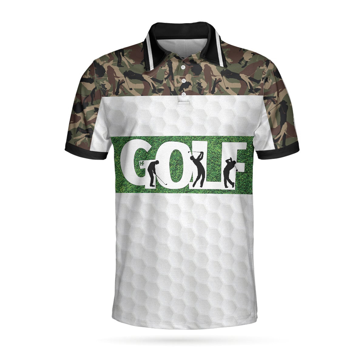 Weapon Of Grass Destruction Golf Polo Shirt Smart Golf Shirt For Men