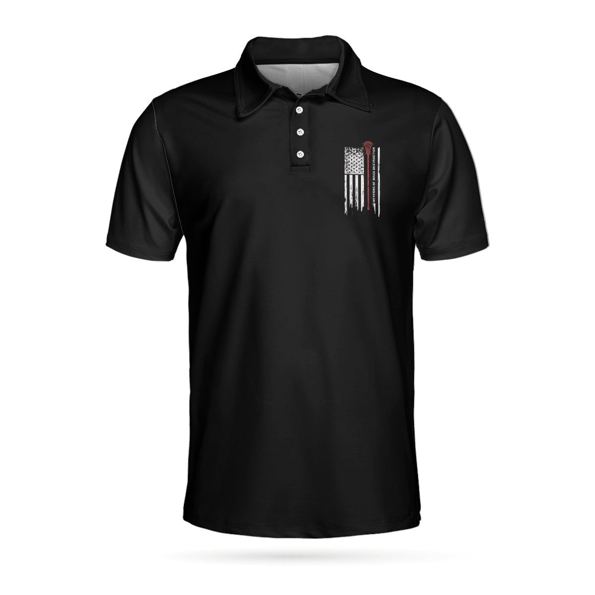 Weapons Of Mass Destruction Lacrosse Short Sleeve Polo Shirt Black American Flag Polo Shirt Best Lacrosse Shirt For Men