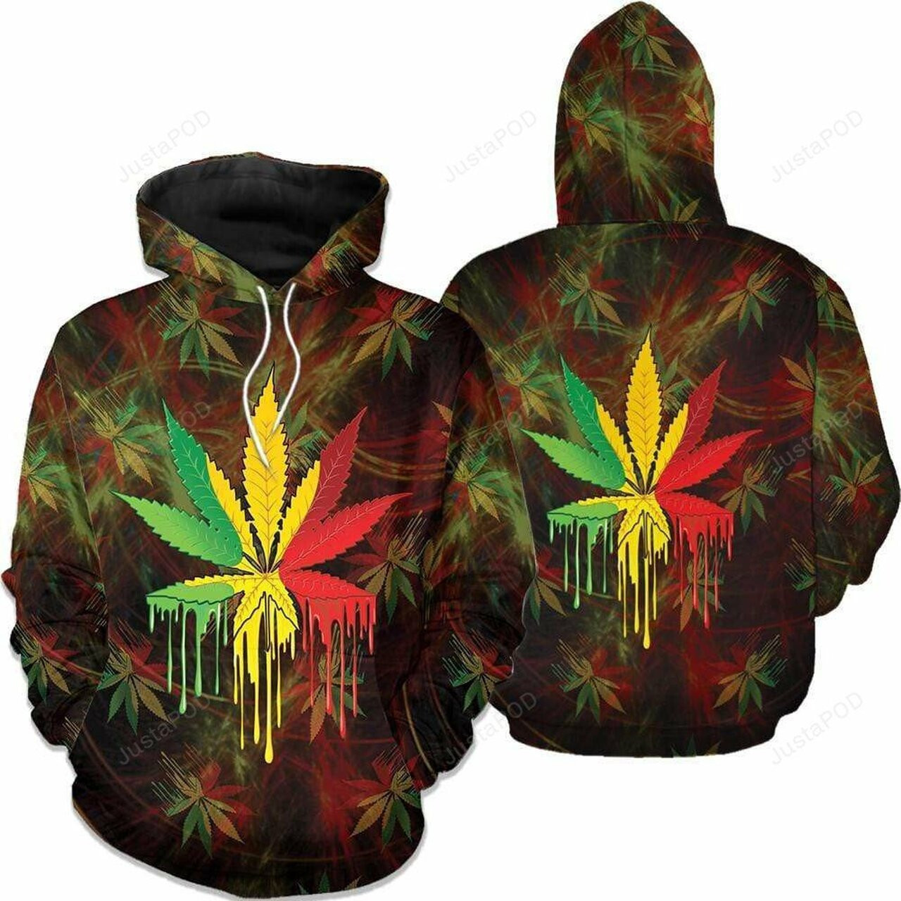 Weed Hippie 3d All Print Hoodie