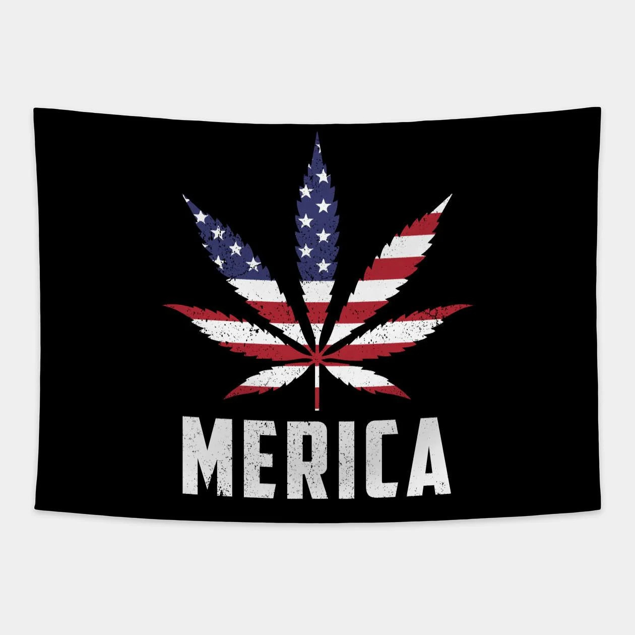 Weed american flag independence day 4th july Garden Flag House Flag