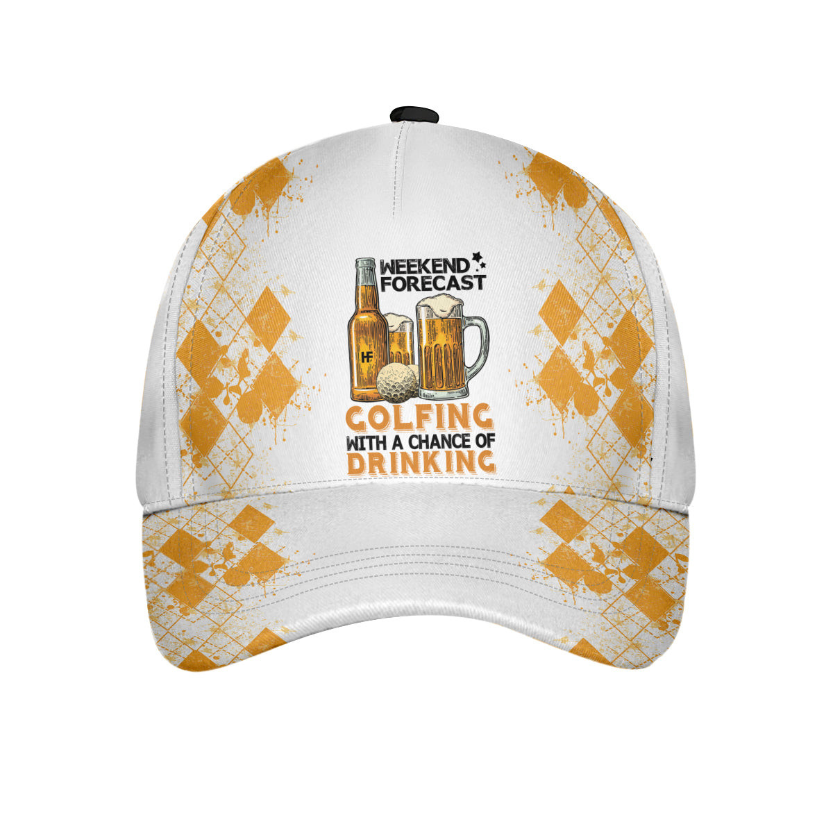 Weekend Forecast Golfing Drinking Cap