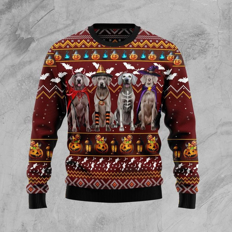 Weimaraner Ugly Christmas Sweater