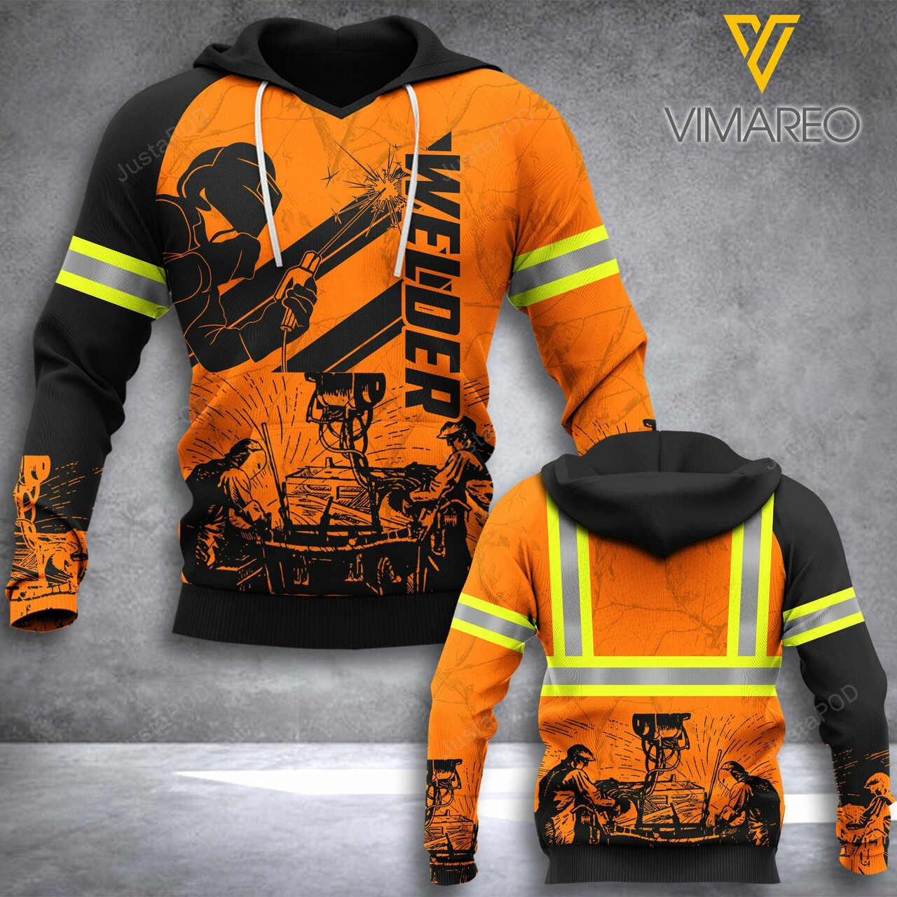 Welder 3d All Over Print Hoodie