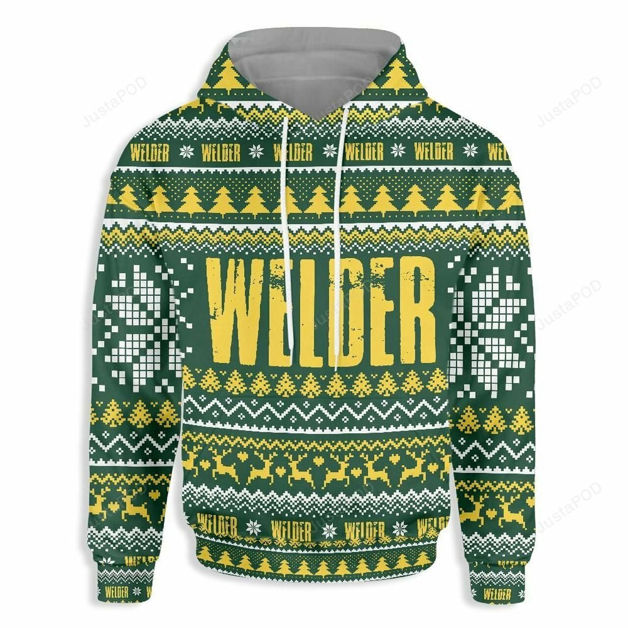 Welder Happy Christmas 3d All Over Print Hoodie