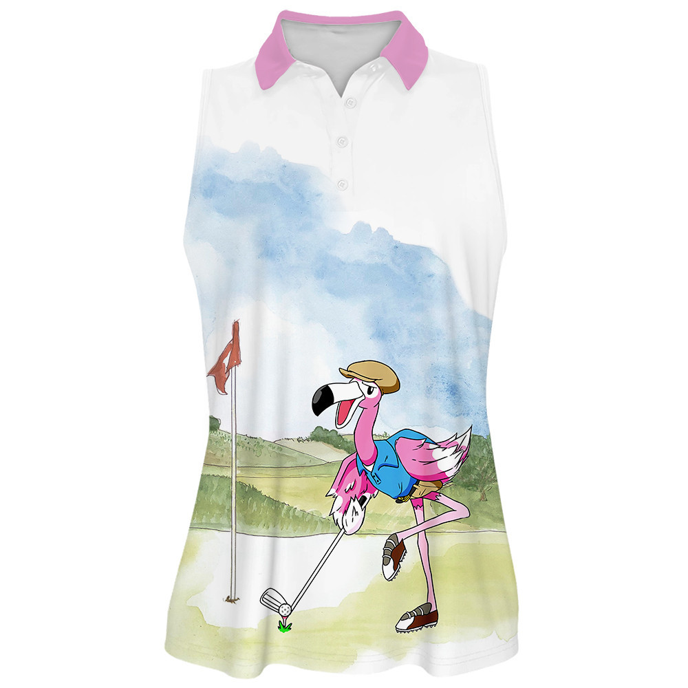 We're More Than Just Golf Friends We're Like A Small Gang Golf Love Polo Shirt For Women