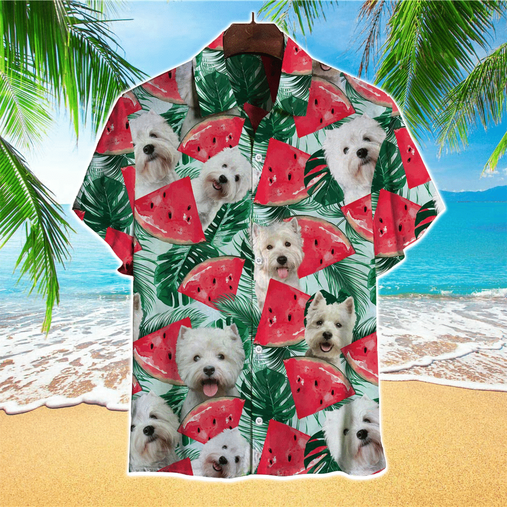 West Highland Hawaiian Shirt For Men West Highland Lover Gifts Shirt for Men and Women