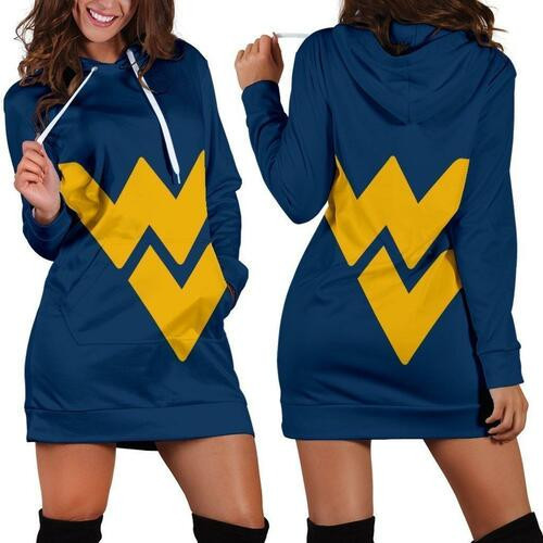 West Virginia Mountaineers Hoodie Dress Sweater Dress Sweatshirt Dress 3d All Over Print For Women Hoodie
