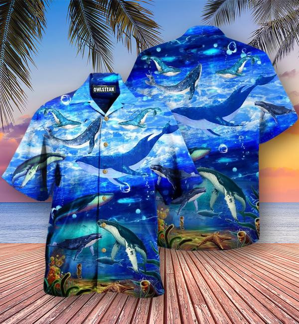 Whale Everything Whale Be Alright Edition - Hawaiian Shirt - Hawaiian Shirt For Men