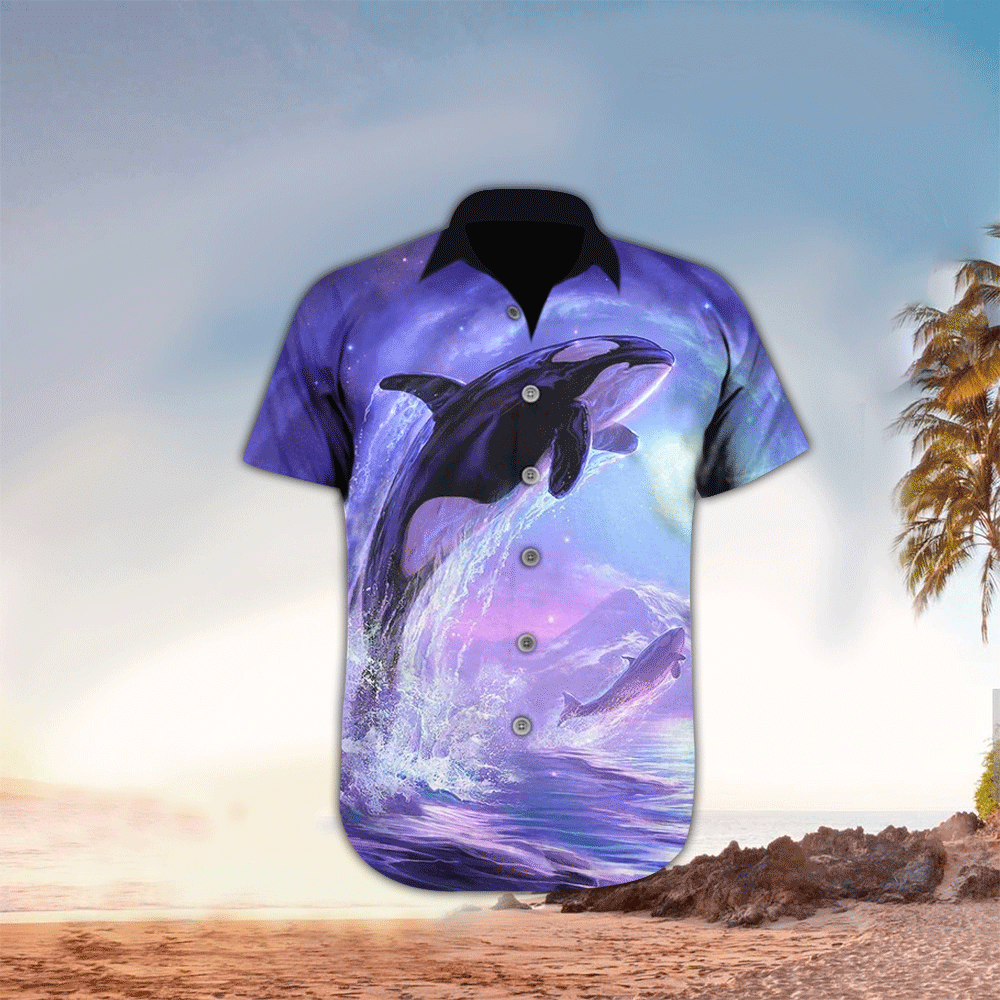 Whale Hawaiian Shirt Mens Hawaiian Shirt For Whale Lover Shirt for Men and Women