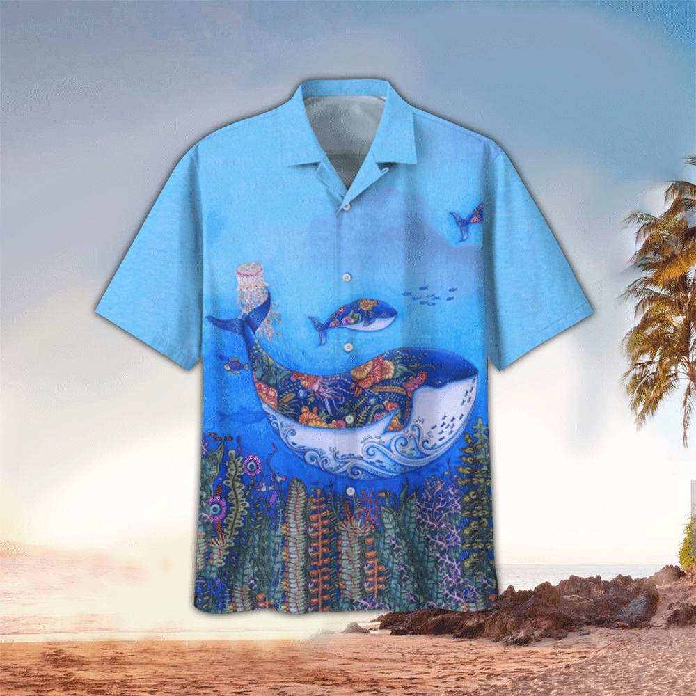 Whale Hawaiian Shirt Perfect Gift Ideas For Whale Lover Shirt for Men and Women