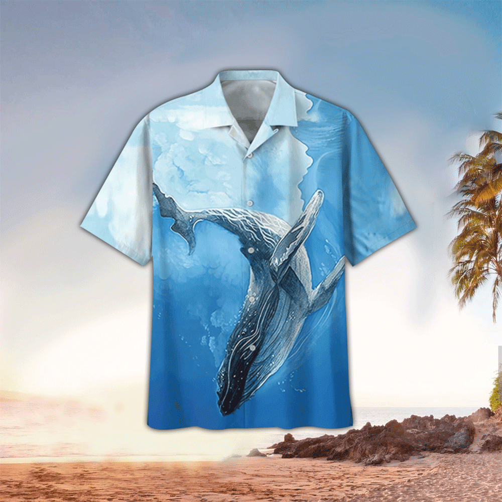 Whale Hawaiian Shirt Perfect Gift Ideas For Whale Lover Shirt for Men and Women