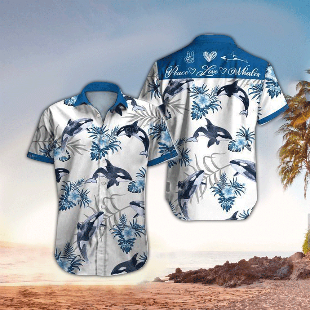 Whale Shirt Whale Hawaiian Shirt For Whale Lovers Shirt for Men and Women