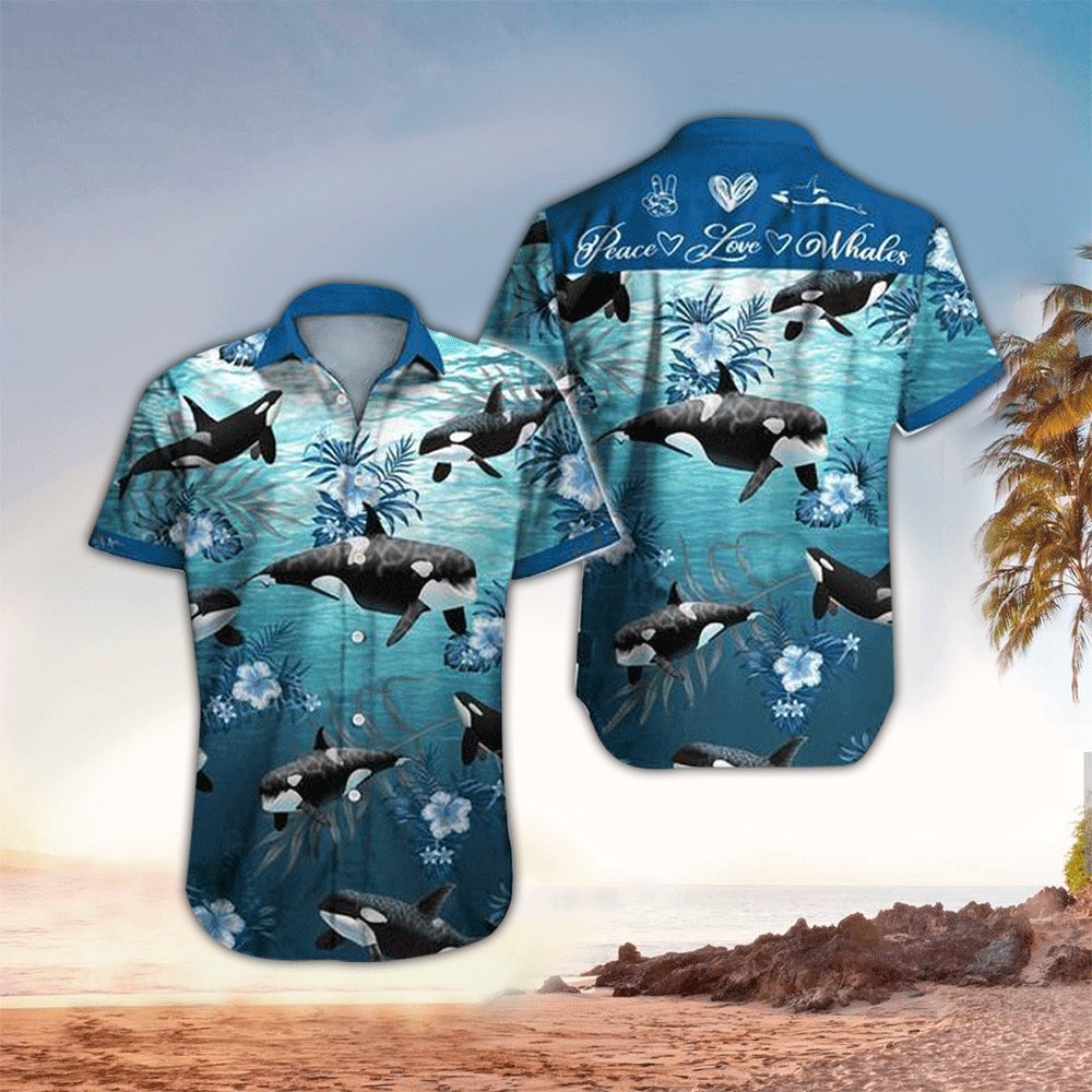 Whale Shirt Whale Hawaiian Shirt For Whale Lovers Shirt for Men and Women