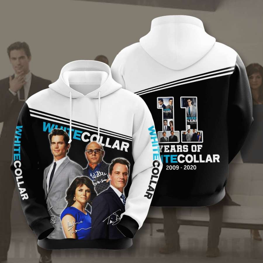 White Collar No2128 Custom Hoodie 3D