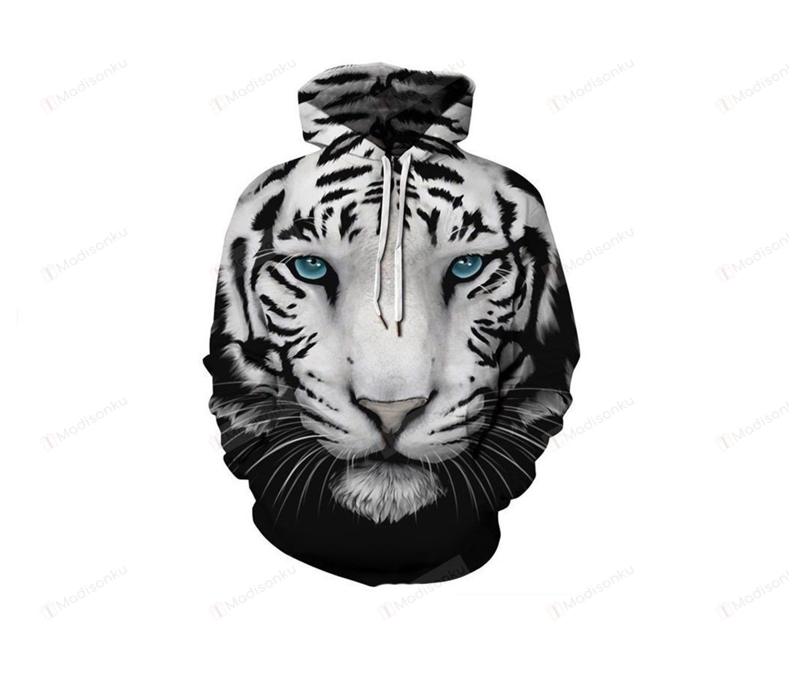 White Tiger 3d All Over Print Hoodie