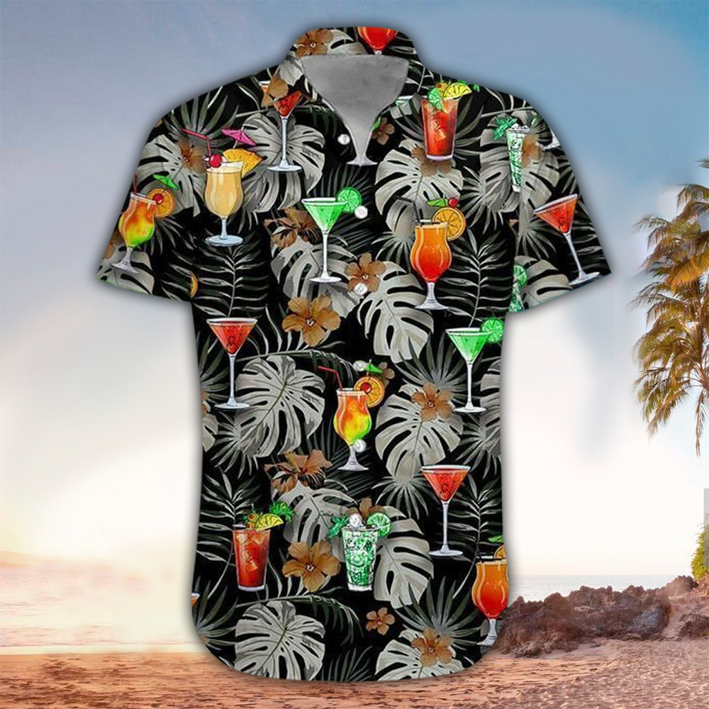 Wine Aloha Shirt Hawaiian Shirt For Wine Lovers Shirt for Men and Women