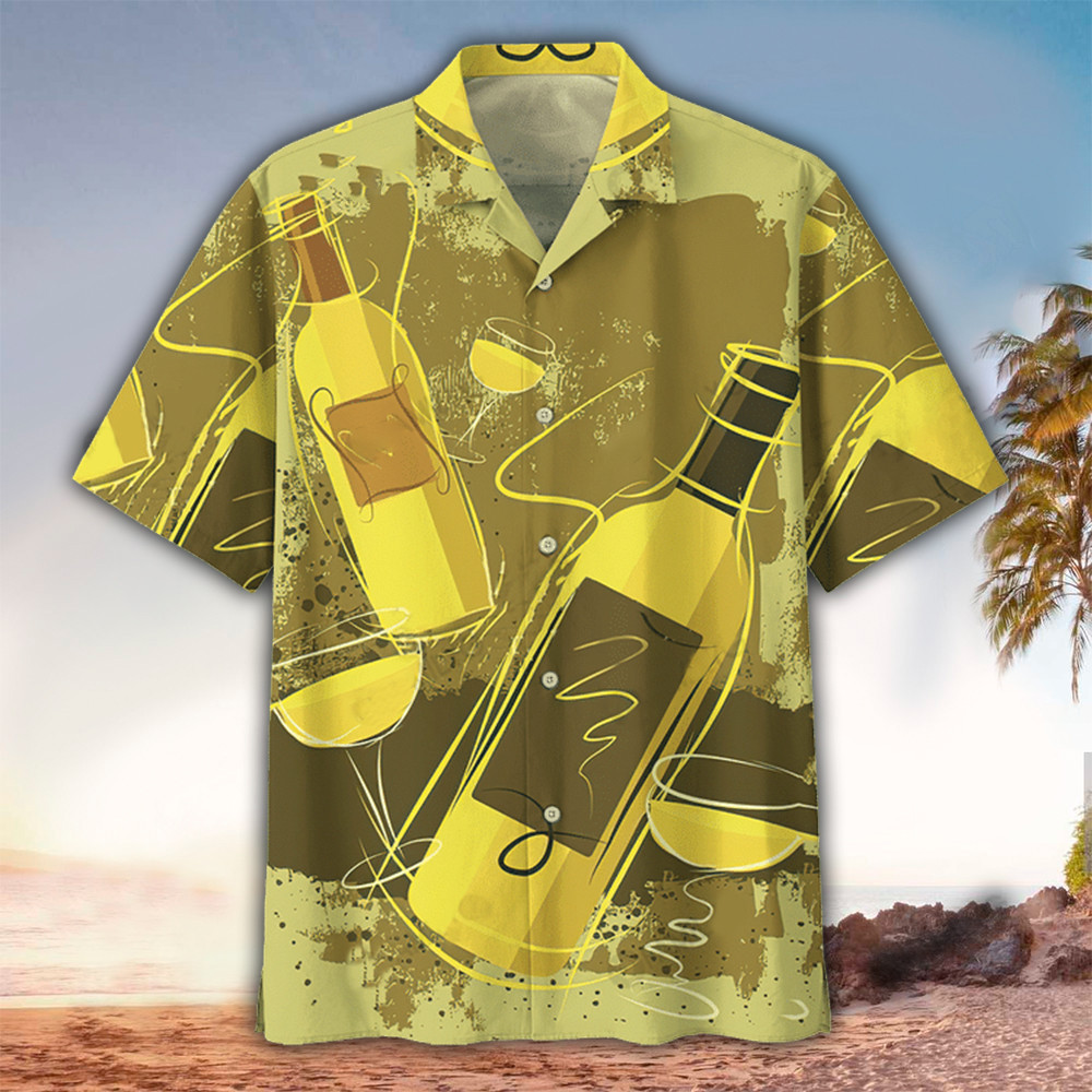 Wine Aloha Shirt Hawaiian Shirt For Wine Lovers Shirt for Men and Women