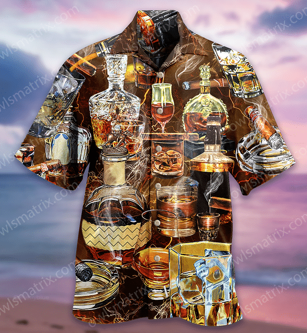 Wine Happiness Is Wh-key Limited - Hawaiian Shirt Hawaiian Shirt For Men