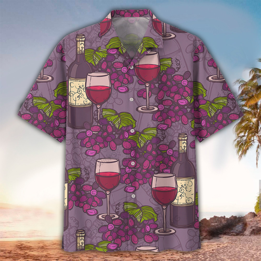 Wine Hawaiian Shirt Perfect Gift Ideas For Wine Lover Shirt for Men and Women