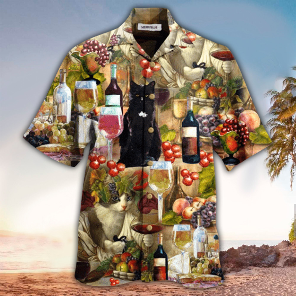 Wine Hawaiian Shirt Perfect Wine Clothing Shirt for Men and Women