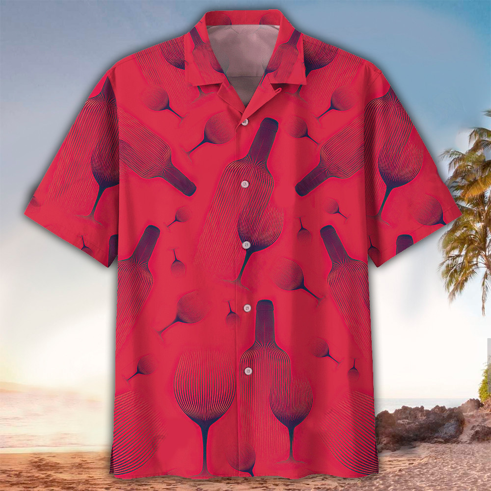 Wine Hawaiian Shirt Wine Shirt For Wine Lover Shirt for Men and Women