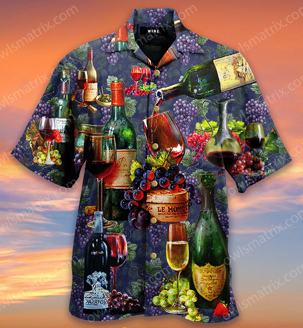 Wine Life Is Better With A Glass Of Wine Limited Edition - Hawaiian Shirt Hawaiian Shirt For Men