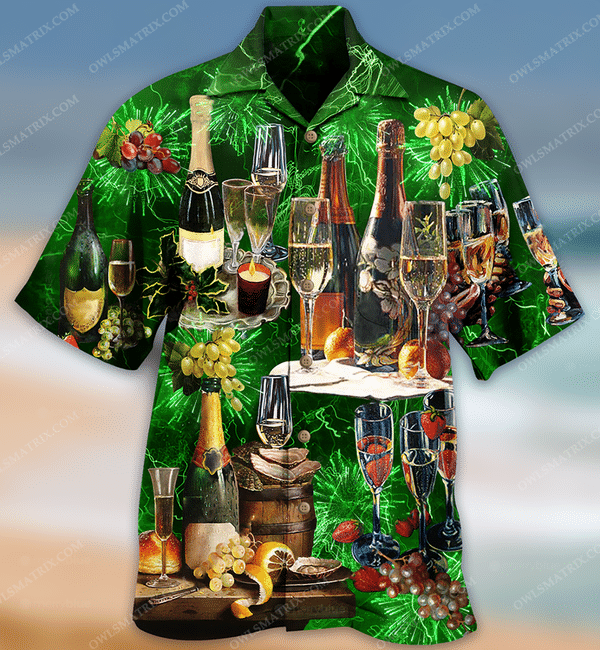 Wine Lover Green Limited Edition - Hawaiian Shirt Hawaiian Shirt For Men