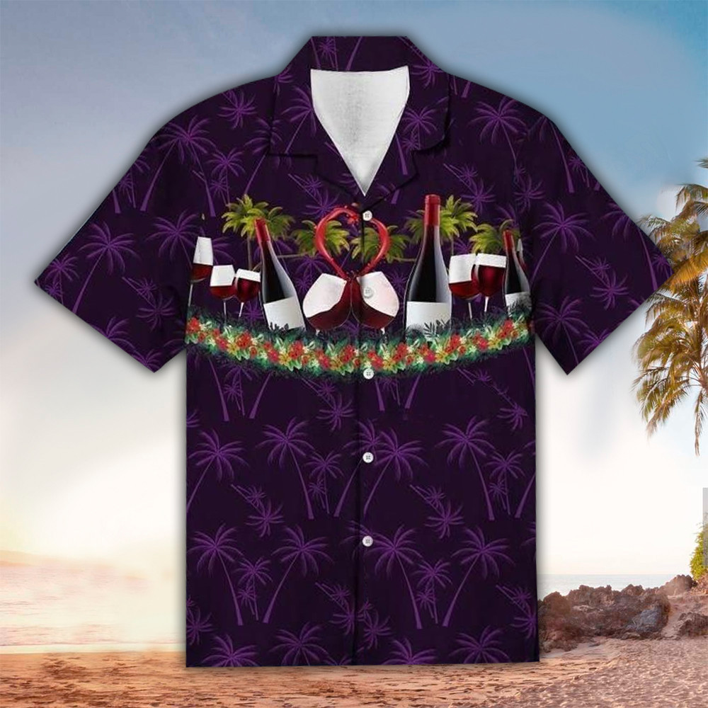 Wine Shirt Wine Hawaiian Shirt For Wine Lovers Shirt for Men and Women