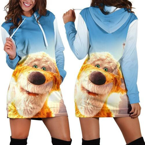 Winnie The Pooh Hoodie Dress Sweater Dress Sweatshirt Dress 3d All Over Print For Women Hoodie